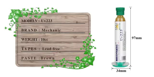 MC UV 223  HALOGEN FREE FLUX PASTE