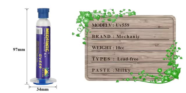MC UV 559  HALOGEN FREE FLUX PASTE
