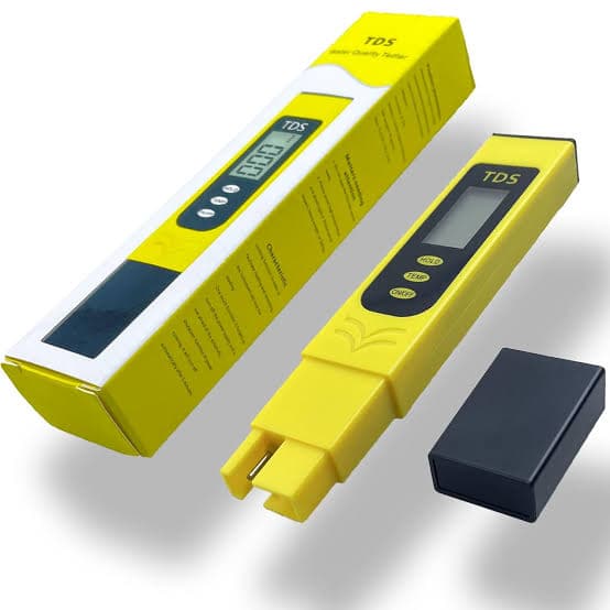 (4) WATER PH METER YELLOW WITH BL