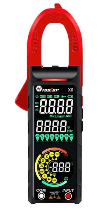 TOOLTOP X6 AUTO AC/DC CLAMP METER