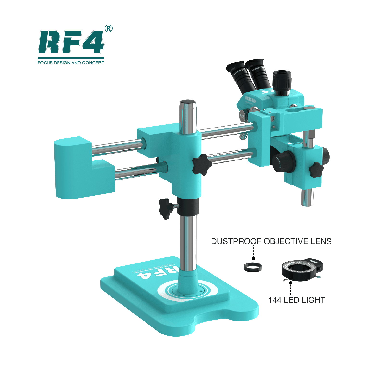 RF 6565PRO3 TRINOCULAR STEREO MICROSCOPE