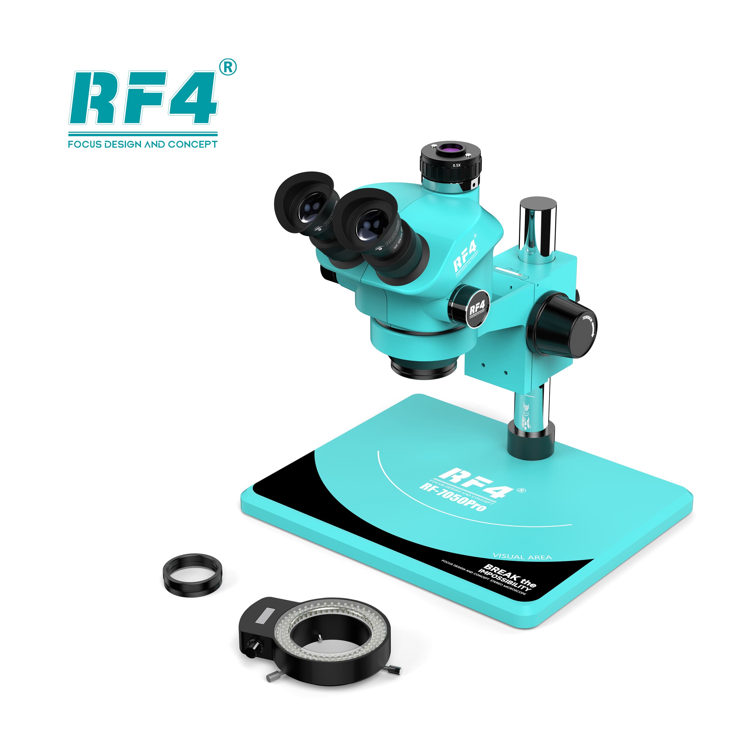 RF 7050PRO TRINOCULAR STEREO MICROSCOPE